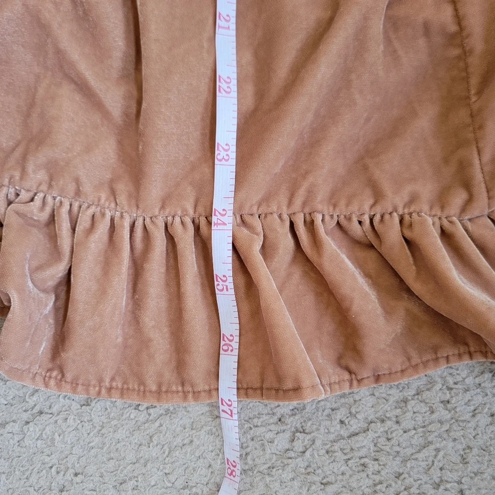 Free People Mini Dress in Light Brown - Picture 7 of 8